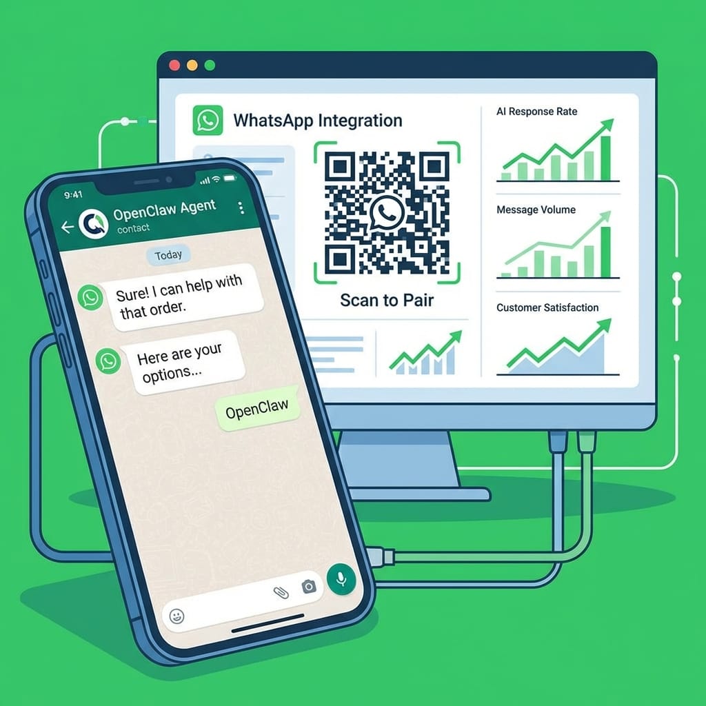 How to Add WhatsApp to Your OpenClaw Agent illustration